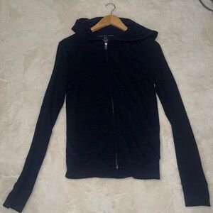 Aeropostale Black and navy Zip-Up Hoodie